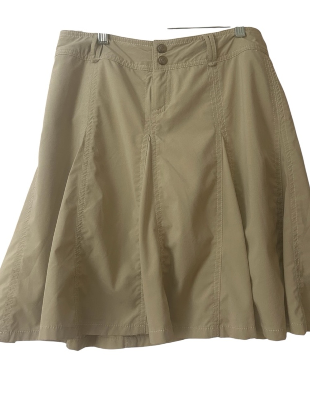 Athleta khaki tan flare skort